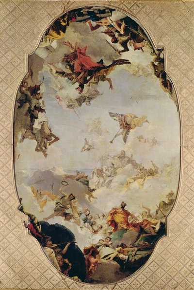 Skizze für die Apotheose der Familie Pisani, 1760 von Giovanni Battista Tiepolo